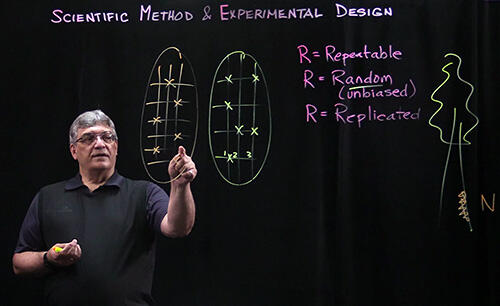 Bill Beese Lightboard Photo