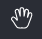 Hand icon. 