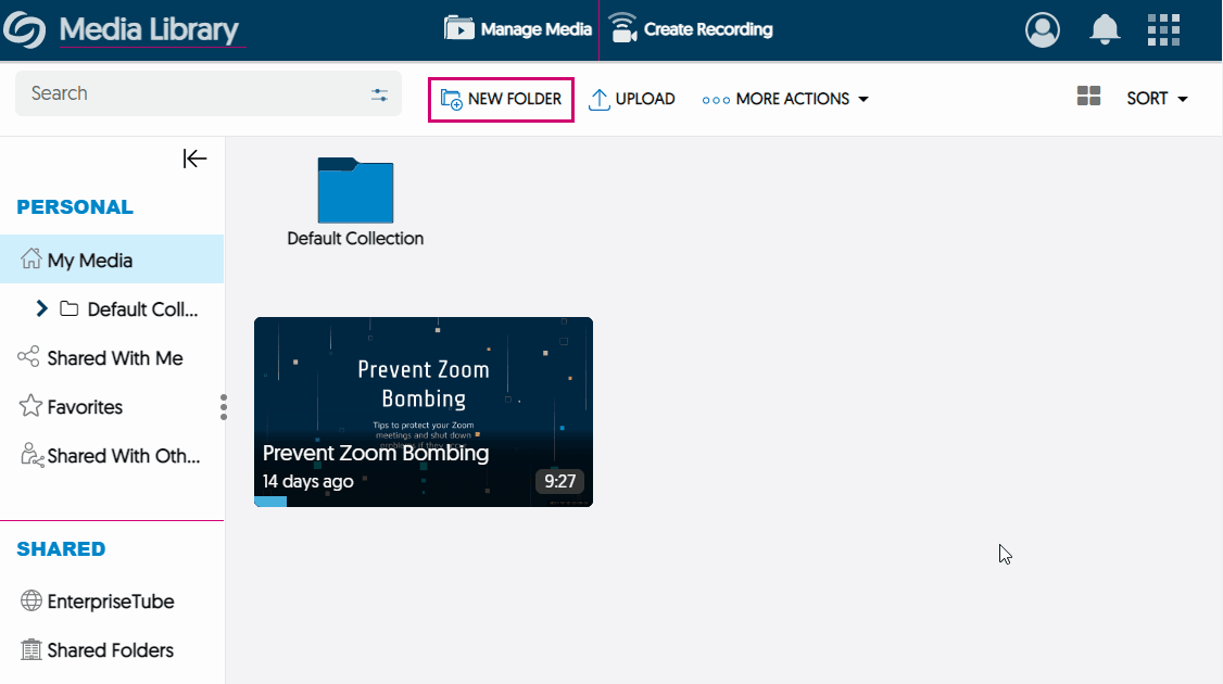 Graphic demonstrating how to click and drag a file into a folder. 